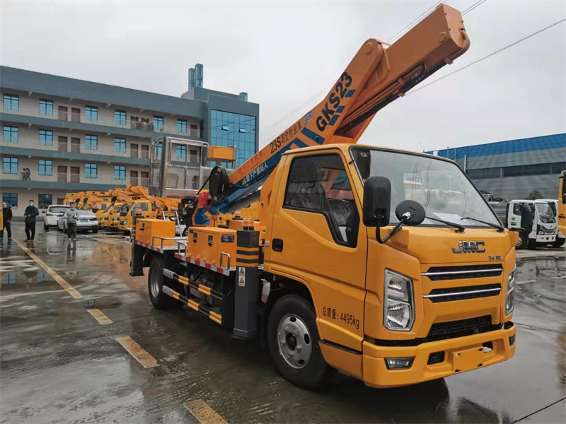 江鈴藍牌23米直臂伸縮式高空作業(yè)車配置參數(shù)報價